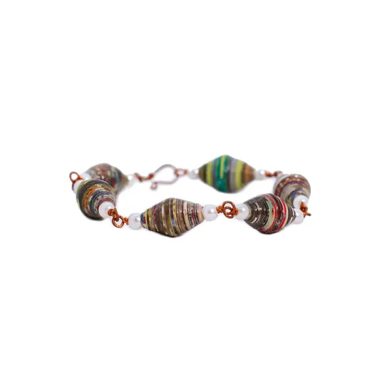 Recycled Beads Bracelet