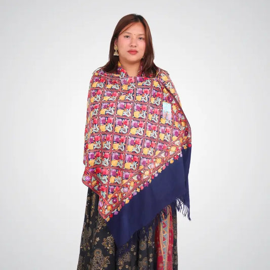 Handmade Embroidered Shawl