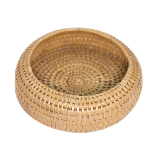 Handwoven Round Basket