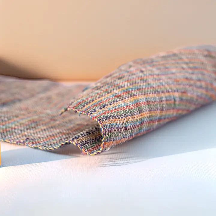Rainbow Natural Hemp Fabric