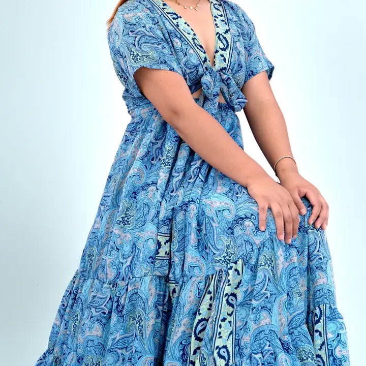 Upcycled Boho Maxi