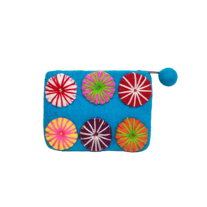 Felt Zip Purse