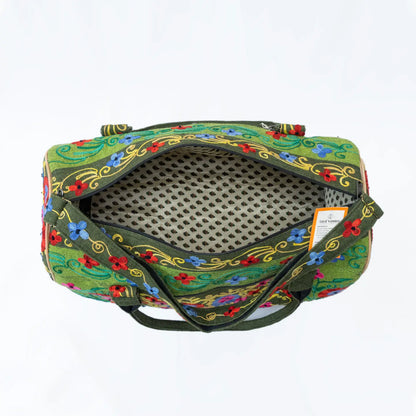 Embroidery Cotton Travel Bag