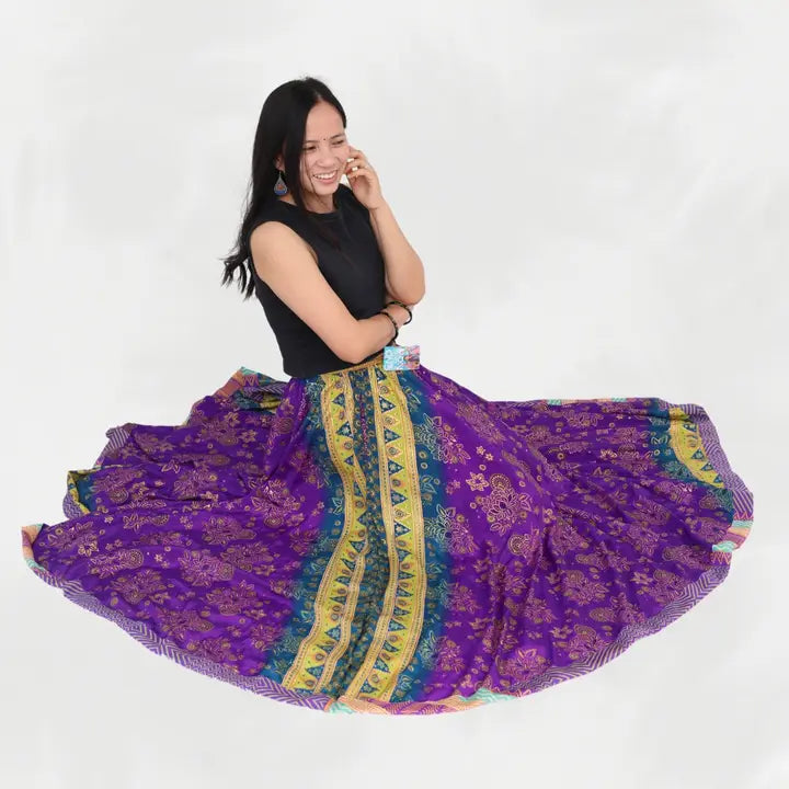 Recycled Ethnic Ghagra Skirt