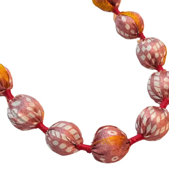 Upcycled Silk Necklace