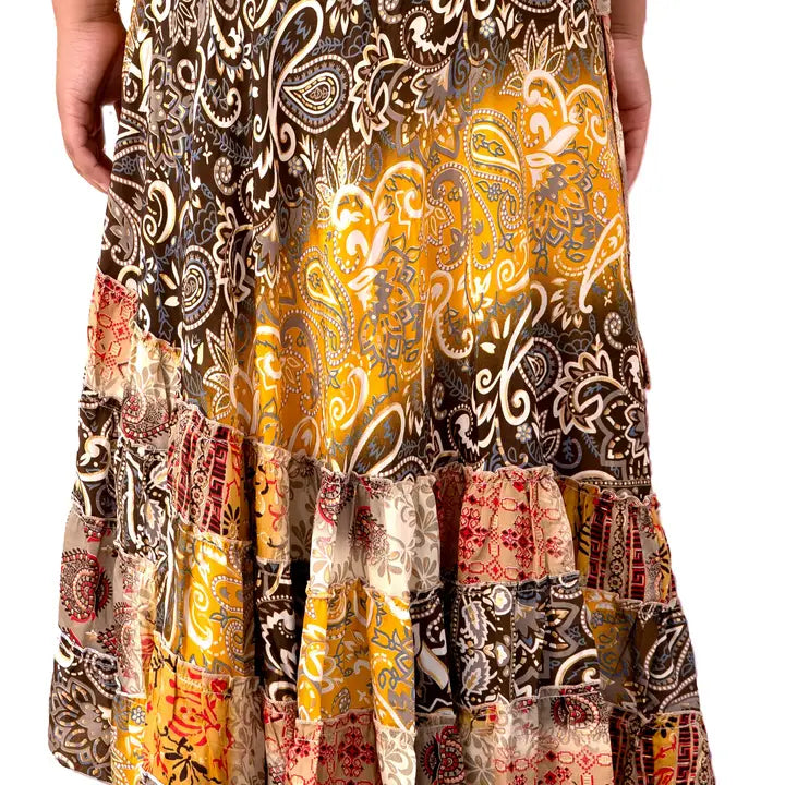 Upcycled Wrap Skirt
