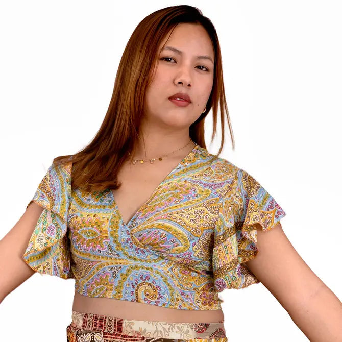 Upcycled Tie Top