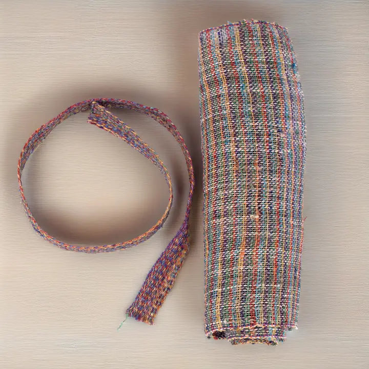 Rainbow Natural Hemp Fabric