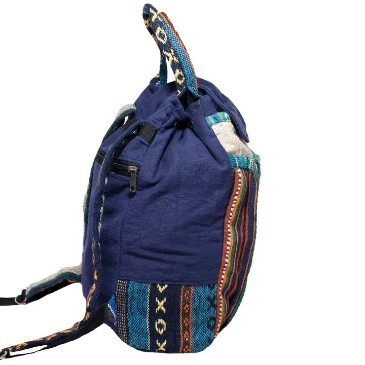 Unique Cotton Hemp Backpack