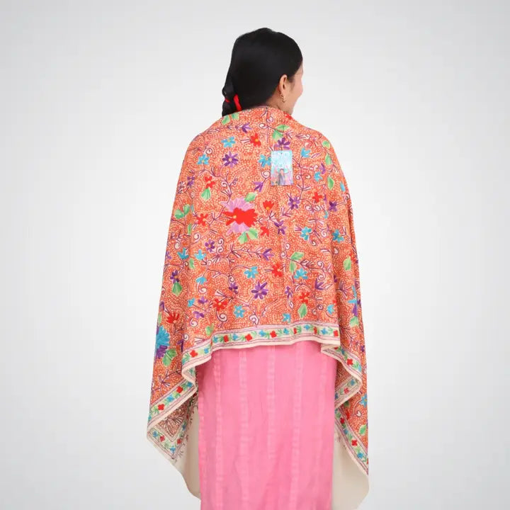 Handmade Embroidered Shawl