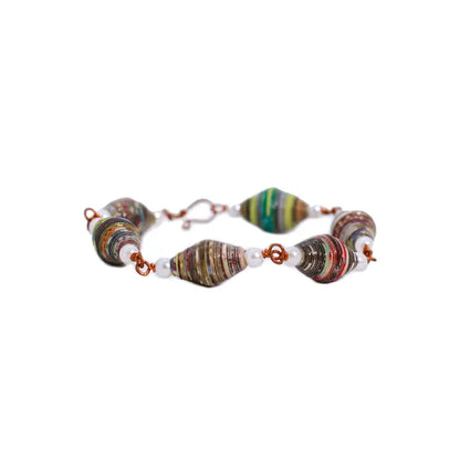 Recycled Beads Bracelet