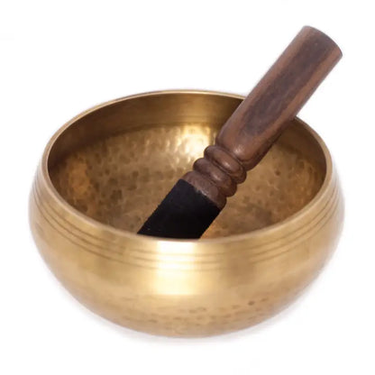 Hammer Beating Singing Bowl
