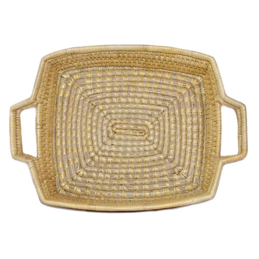Bamboo Basket Tray