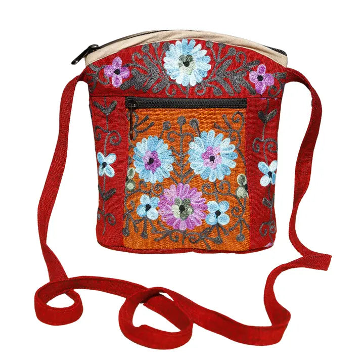 Cotton Embroidery Chakka Bag