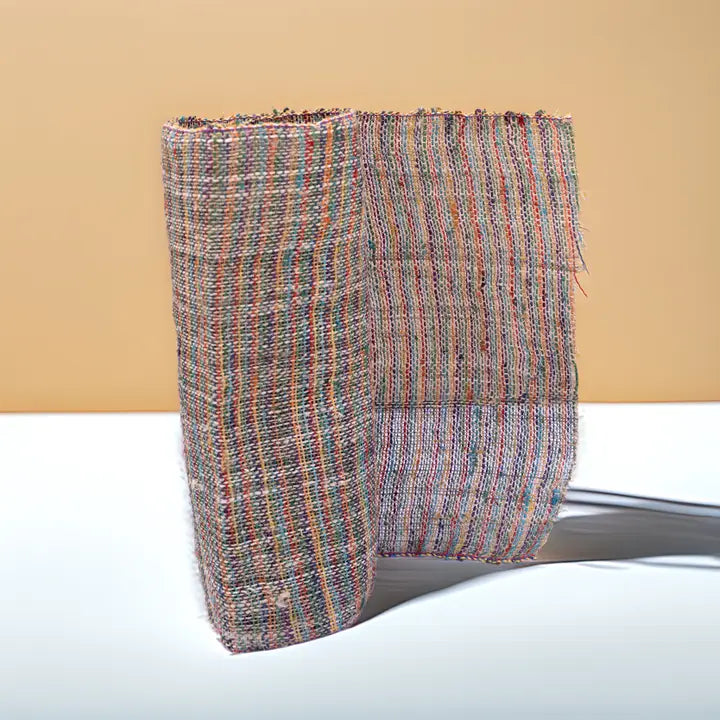 Rainbow Natural Hemp Fabric