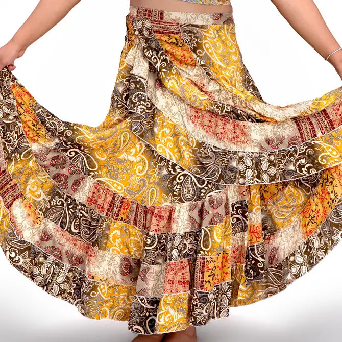 Upcycled Wrap Skirt