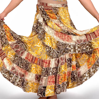 Upcycled Wrap Skirt