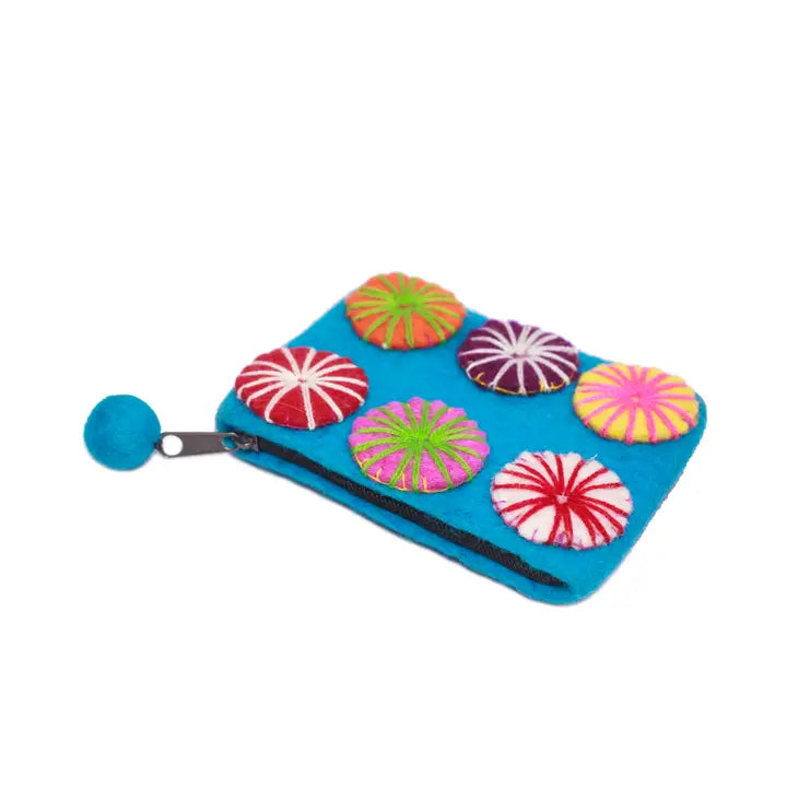 Felt Zip Purse