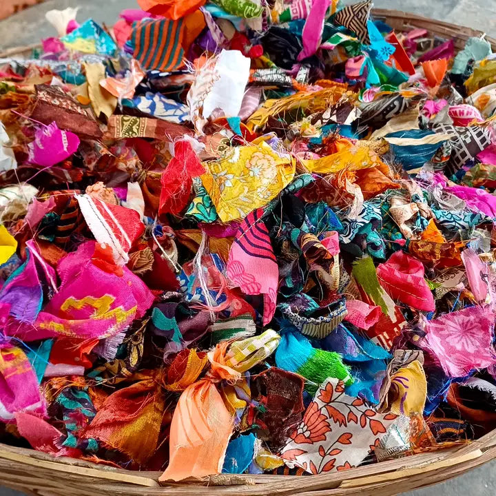 Upcycled Silk Yarn