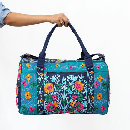 Embroidery Cotton Travel Bag