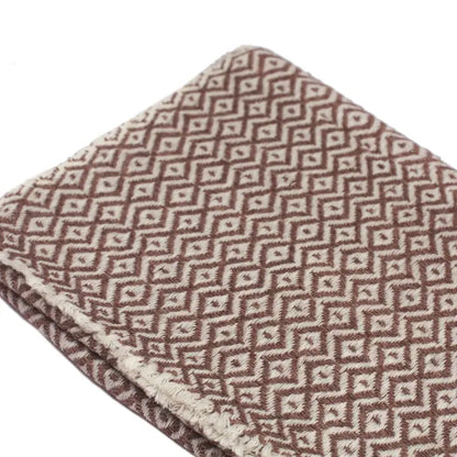 Small Pattern Wool Scarf