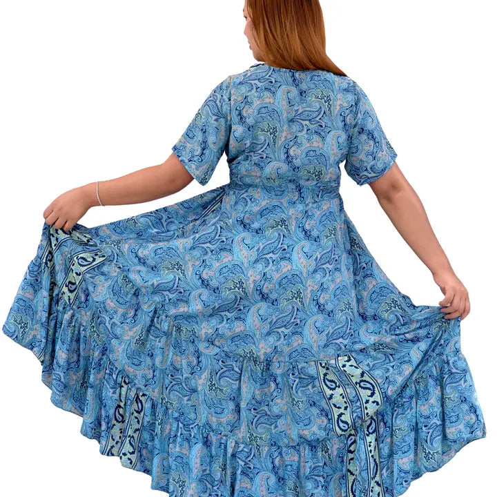 Upcycled Boho Maxi