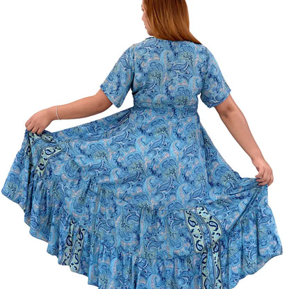 Upcycled Boho Maxi