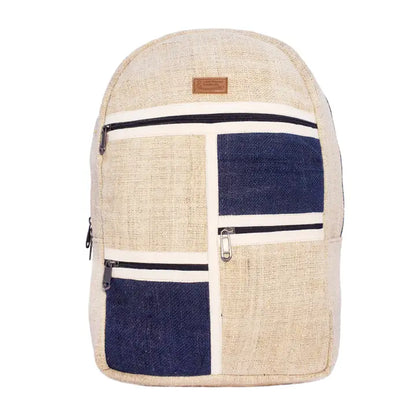 Square Hemp Backpack