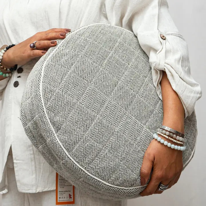 Round Yoga Cushion Cover