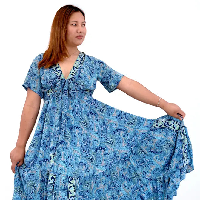 Upcycled Boho Maxi