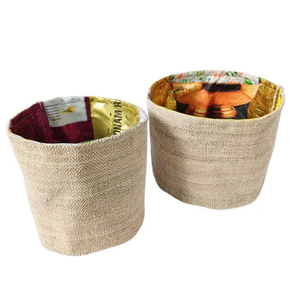 Handwoven Hemp Plant Pot Cover