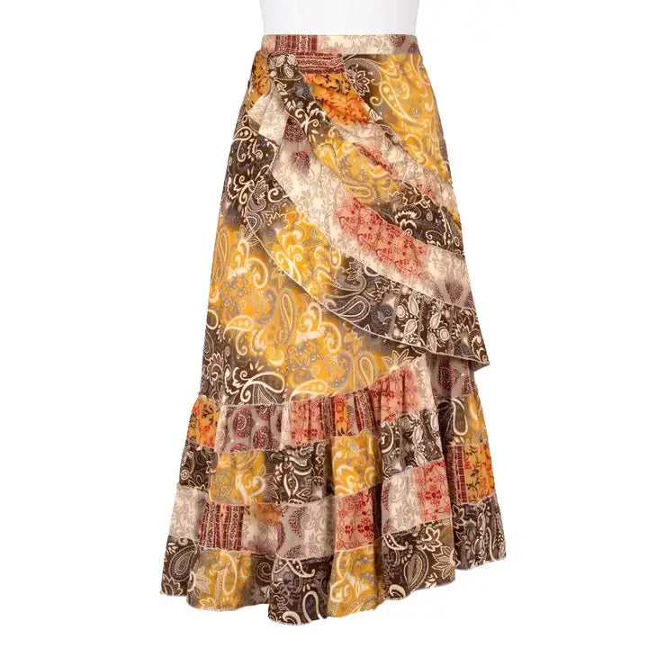 Upcycled Wrap Skirt