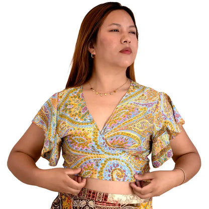 Upcycled Tie Top