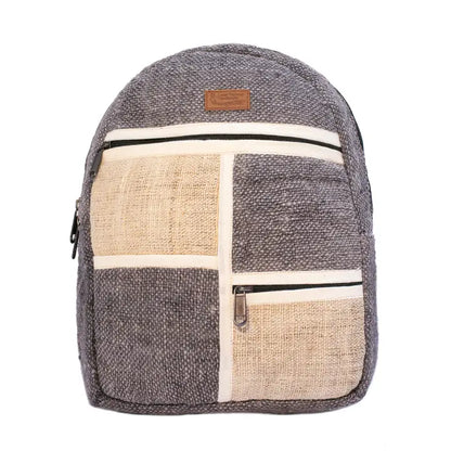 Square Hemp Backpack