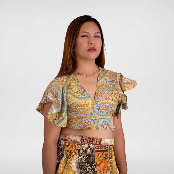 Upcycled Tie Top