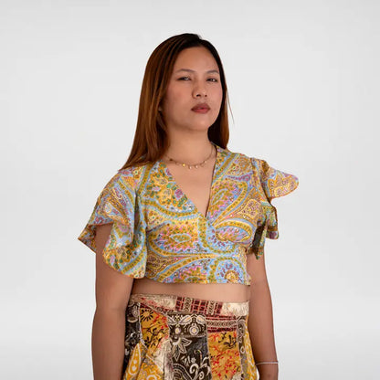Upcycled Tie Top