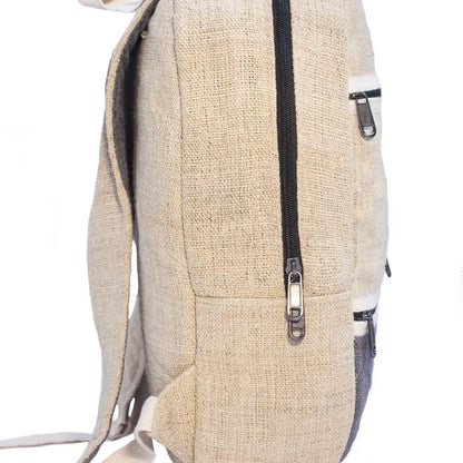 Square Hemp Backpack
