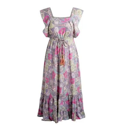 Upcycled Flowy Maxi Dress