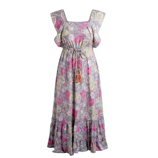 Upcycled Flowy Maxi Dress