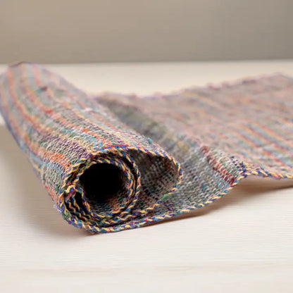 Rainbow Natural Hemp Fabric