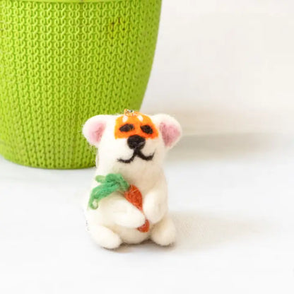 Felt Animals Mix Key rings