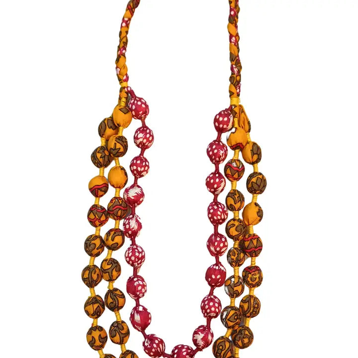 Upcycled Silk Necklace
