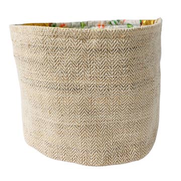 Handwoven Hemp Plant Pot Cover