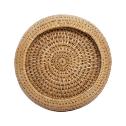 Handwoven Round Basket