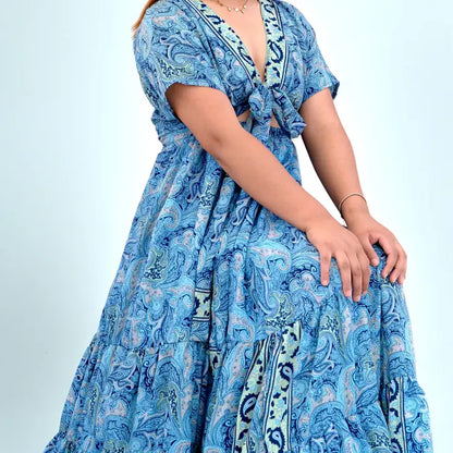 Upcycled Boho Maxi