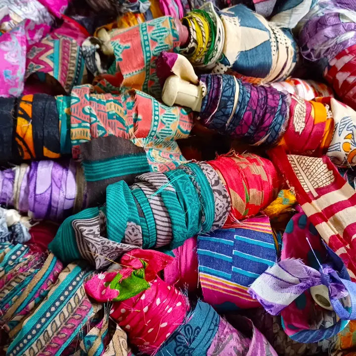Upcycled Silk Yarn