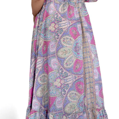 Upcycled Flowy Maxi Dress