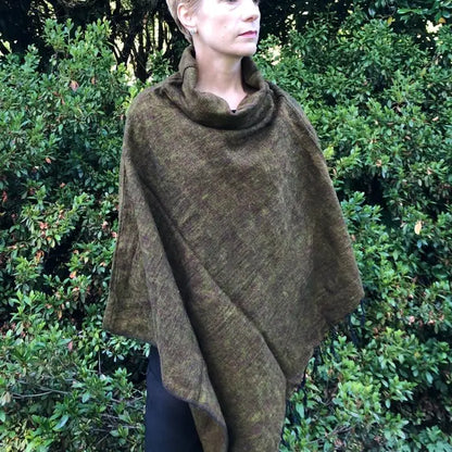 Colorful Wool Poncho