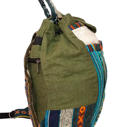 Unique Cotton Hemp Backpack