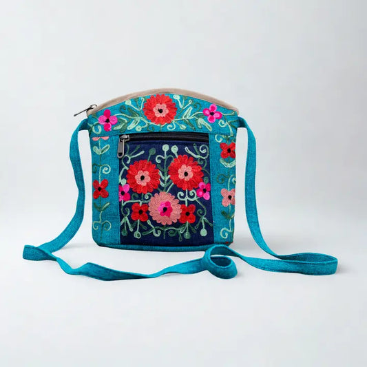Cotton Embroidery Chakka Bag
